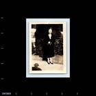 Old Vintage Photo Solo Leggy Woman Spy Shadow Original Snapshot Photograph