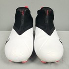 Nike Jr Phantom Vision 2 Soccer Cleats Boy 5 5y White Black Ghost Lace Up Df Fg