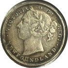 1899 Newfoundland-canada 20 Cents Sterling Silver Coin - Queen Victoria  064 