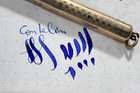 Conklin Ringtop Pen Gold Filled Checkerboard Overlay Flexy - Restored  bfp752 