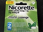 1x-nicorette Nicotine Lozenges   mint Flavor   20ct   2mg ea   stop Smoking Aid   exp08 25