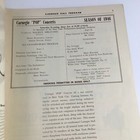 1946 Carnegie Pop Concerts Hall Program With Conductor Josef Bonime