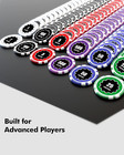 Premium Touch Poker Chip Set 100pcs Casino Quality For Texas Hold   em Varied