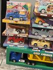 Chevron Cars Cary Carrier Truck Figure Hauler Transport Car Vintage 1998