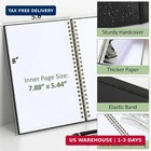 2 Pack Blank Spiral Notebook 8 X 5 6 Inch Hardcover Sketchbook Art Drawing