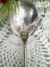 1847 Rogers Bros Antique Silver Plate 1906 Charter Oak Repousse Sugar Spoon