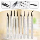 New Anti-static Tweezers Esd-safe Precision Tool Replaceable Carbon Fiber Tips 