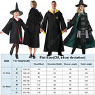Harry Potter Children Adult Robe Tie Cloak Gryffindor Slytherin Cosplay Costume