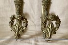 A Pair Of Antique French Gilt Metal Chateau Curtain Tie Backs