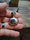 Vintage Sterling Silver Perfume Snuff Bottle Flask  Rare 