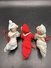 Vintage 1960s Red Crawling Pixie Elf Baby Japan Toy Doll Christmas Decor