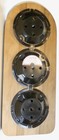 Vintage Sunbeam Wall Mounted Barometer Thermometer Relative Humidity Made N Usa