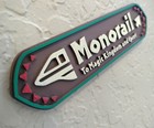 Polynesian Resort Monorail To Magic Kingdom   Epcot 3d Printed Tiki Sign Plaque