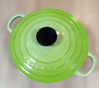 Le Creuset Cocotte Japonaise 7 1 In  18 Cm  1 5l Fruit Green Cast Iron Pot Box