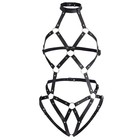 Women Leather Body Harness Straps Bondage Belt Bodysuit Lingerie Costume Bdsm