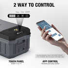 12 Volt Car Refrigerator  16 Quart Electric Cooler  Portable Car Fridge For Outd