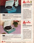 1950 Arvin Phonographs Record Players 35 Pages Catalog