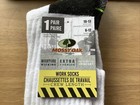 New Mossy Oak Crew Socks Lot Of 6  Mens 6 - 12 White Cushion Work