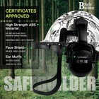 Q20x Forestry Hard Hats 3 In 1 Chainsaw Arborist Helmet With Face Shield   Ear M