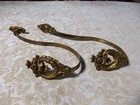 Pair Of Antique Bronze Curtain Holdbacks In Louis Xvi Style