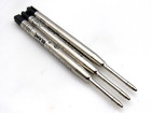 Mont Blanc Ball Point Pen Refill - Black - Medium - Germany - Set Of 3