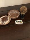 Art Of Shaving Badger Shaving Brush Wood Soap Bowl Derby Blades Wet Shaving 