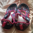 Girls  Pink Floral Mesh Slip-on Water Sports Shoes  Us Size 5 5