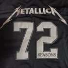 Metallica 72 Seasons Metal Band North America Tour Football Jersey Sz M
