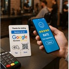Nfc Tap Google Review Stand - Boost Customer Feedback With Tap   Scan Qr - No   