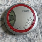 Panasonic Sl-sx330 Portable Cd Player Anti-skip System Red Working 