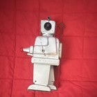 Vintage 1955 Strenco St-1 Tin Robot West Germany Working With Original Box   Key