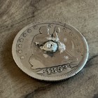 1800   s Love Token Pm P M Engraved  Silver Coin Us 1853