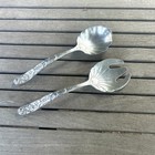 Arthur Court Salad Servers Vintage 1990 Aluminum Bunny Rabbit  