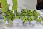 Button Maker Huge Lott Of 2 Button Maker Press 3 Sizes Plus 100 s Of Supplies 