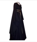 Women Girls Vintage Medieval Long Dress Renaissance Gothic Gown Cosplay Costume