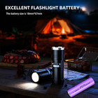 2 Pack 18650 Rechargeable Battery Button Top 3 7v Lithium Batteries 2000mah High