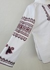 Ukrainian Embroidered White Blouse Women   s Sorochka Vyshyvanka Shirt Size  M