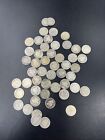 Barber 90  Silver Dimes 50 Coin Cull   Ag - Very Circ 50 Coin Roll  j