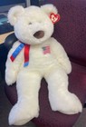 2000 Ty Beanie Buddies Liberty Bear Extra Large Stuffed Plush 30  W tag Mint Usa