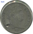 France 1812-d  5 Francs Silver Coin Km 694 5  lyon   Napoleon Empereur  C115