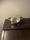 Vintage Corbell   Co  Gravy - Sauce Boat - Silver Plate Eagle Head Handle