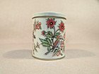 Vintage Floral Bird Tin Designed By Daher Made In England