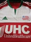 New England Revolution Red Jersey Size L Adidas Mls