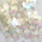 Sequins Crystal Iris  pink Tint  6mm Paillettes flat Top Hole  750 Pieces Loose
