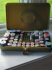 Vintage Wilson Wil-hold Green Plastic Sewing Box Storage Kit Tray Full Contents