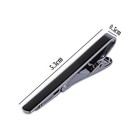 Mens 5 3cm Slide On Tie Bar Clasp Silver Or Gold Colour - Pin Wedding Clip Gift 