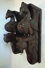 Handmade Wooden Peacock Corbel Pair Wall D  cor 18  Size Lot Of 2 Pcs