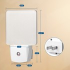 Dewenwils Auto Dusk-to-dawn Sensor plug In Night Light  Led Motion Sensor 4 Pack