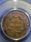1828 Half Cent 12 Stars Pcgs Vf 35