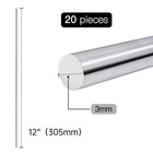 Aluminum Round Rods 1 8 3mm Diameter 6061 Solid Sticks For Diy Craft  20 Pcs